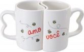 caneca dupla de porcelana dia dos namorados