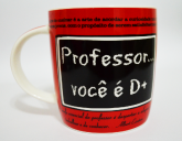 caneca de porcelana dia do professor