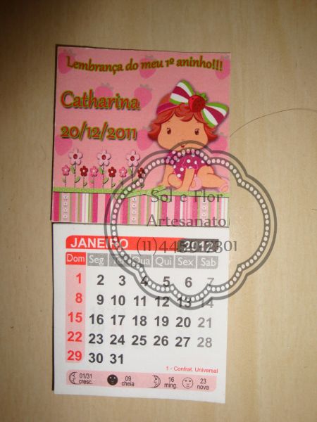 mini calendário ima