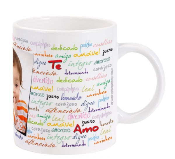 caneca d eporcelana dia das maes