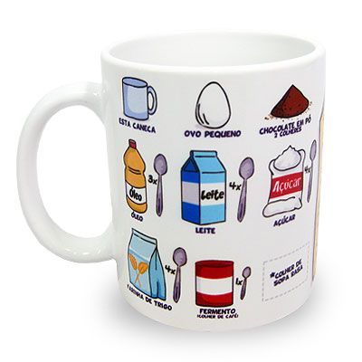 caneca para bolo de caneca